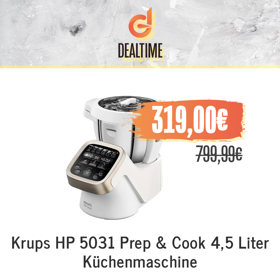 Krups HP 5031 Prep & Cook 4,5 Liter Küchenmaschine