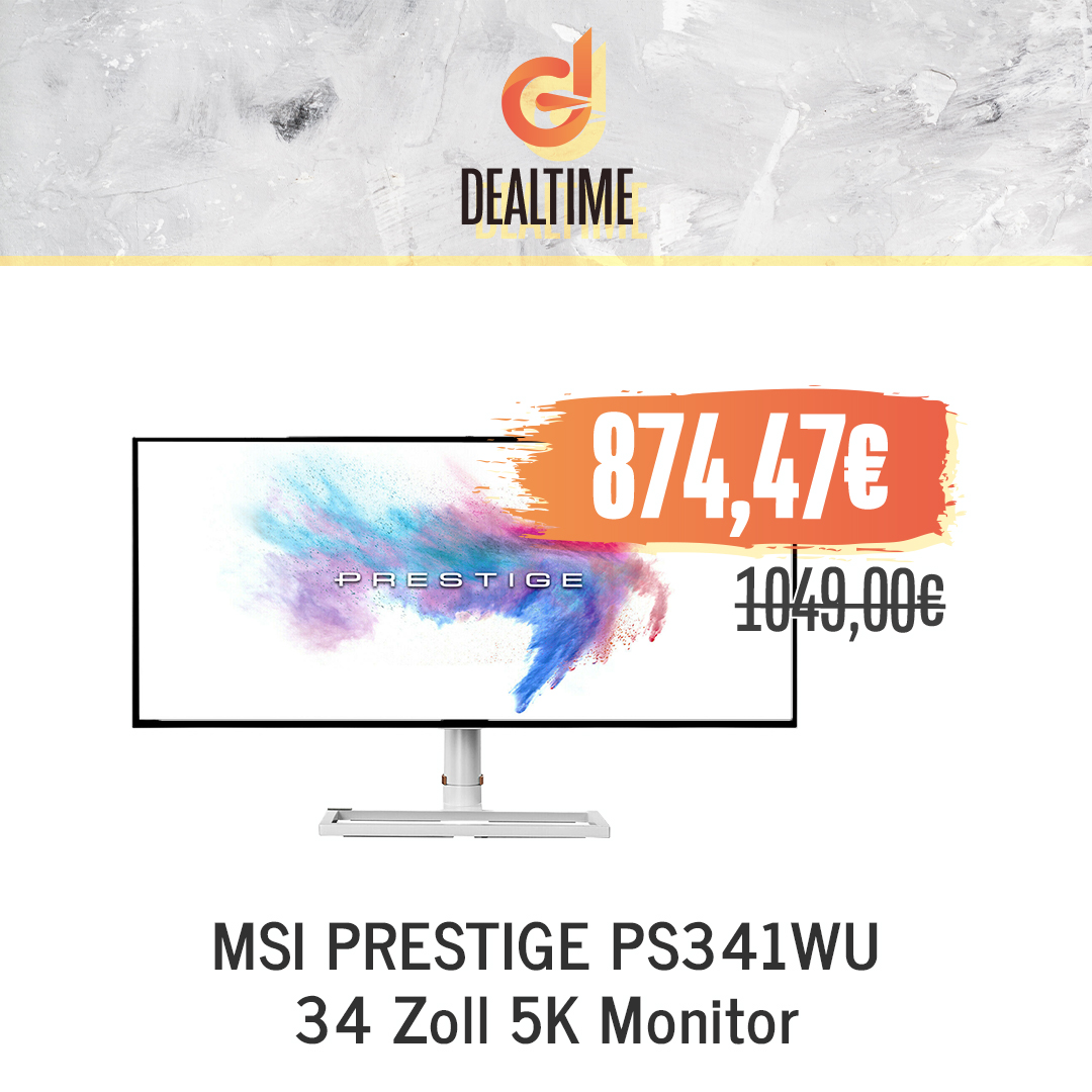 MSI PRESTIGE PS341WU 34 Zoll 5K Monitor