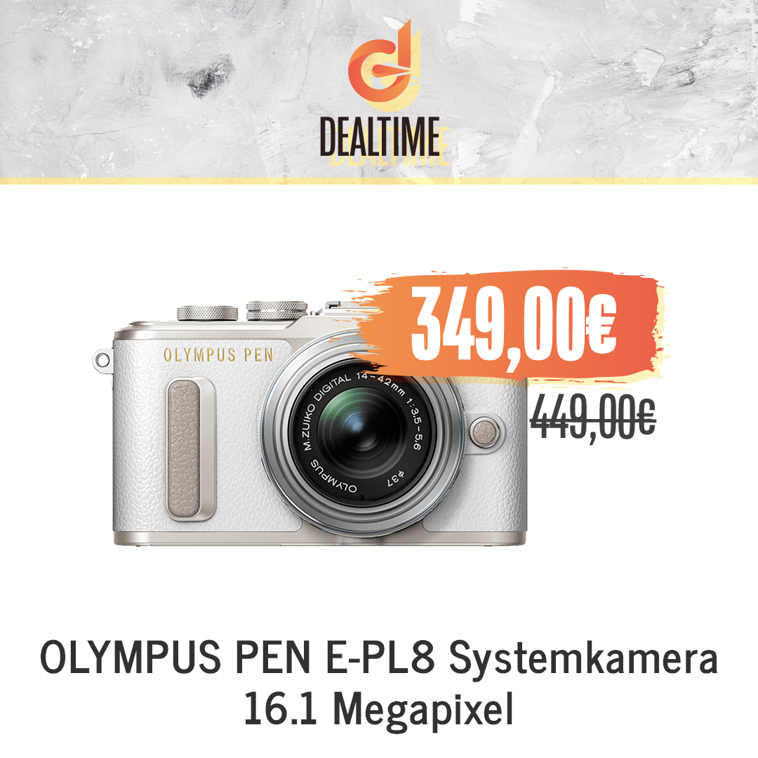 OLYMPUS PEN E-PL8 Systemkamera 16.1 Megapixel