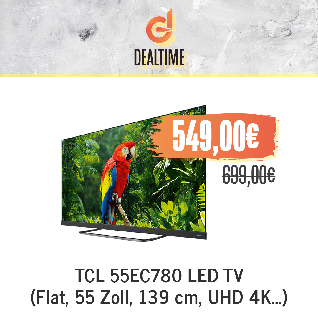 TCL 55EC780 LED TV (Flat, 55 Zoll, 139 cm, UHD 4K….)