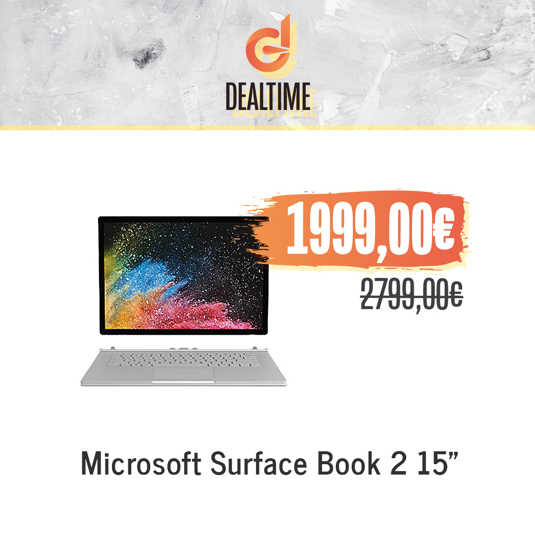 Microsoft Surface Book 2 15″