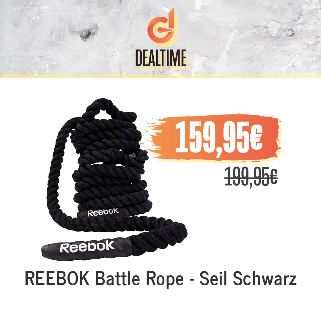 REEBOK Battle Rope – Seil Schwarz