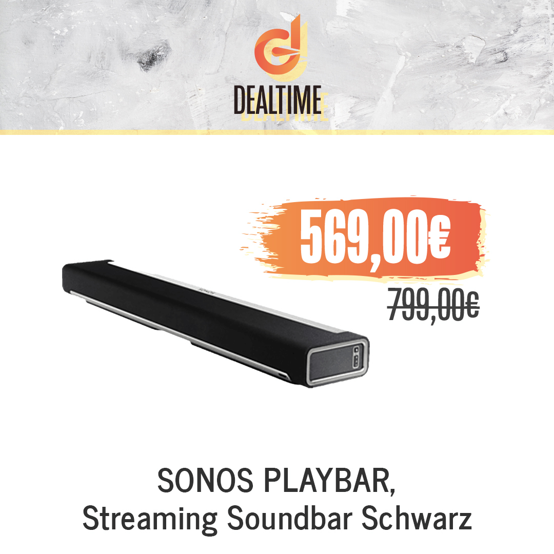 SONOS PLAYBAR, Streaming Soundbar Schwarz