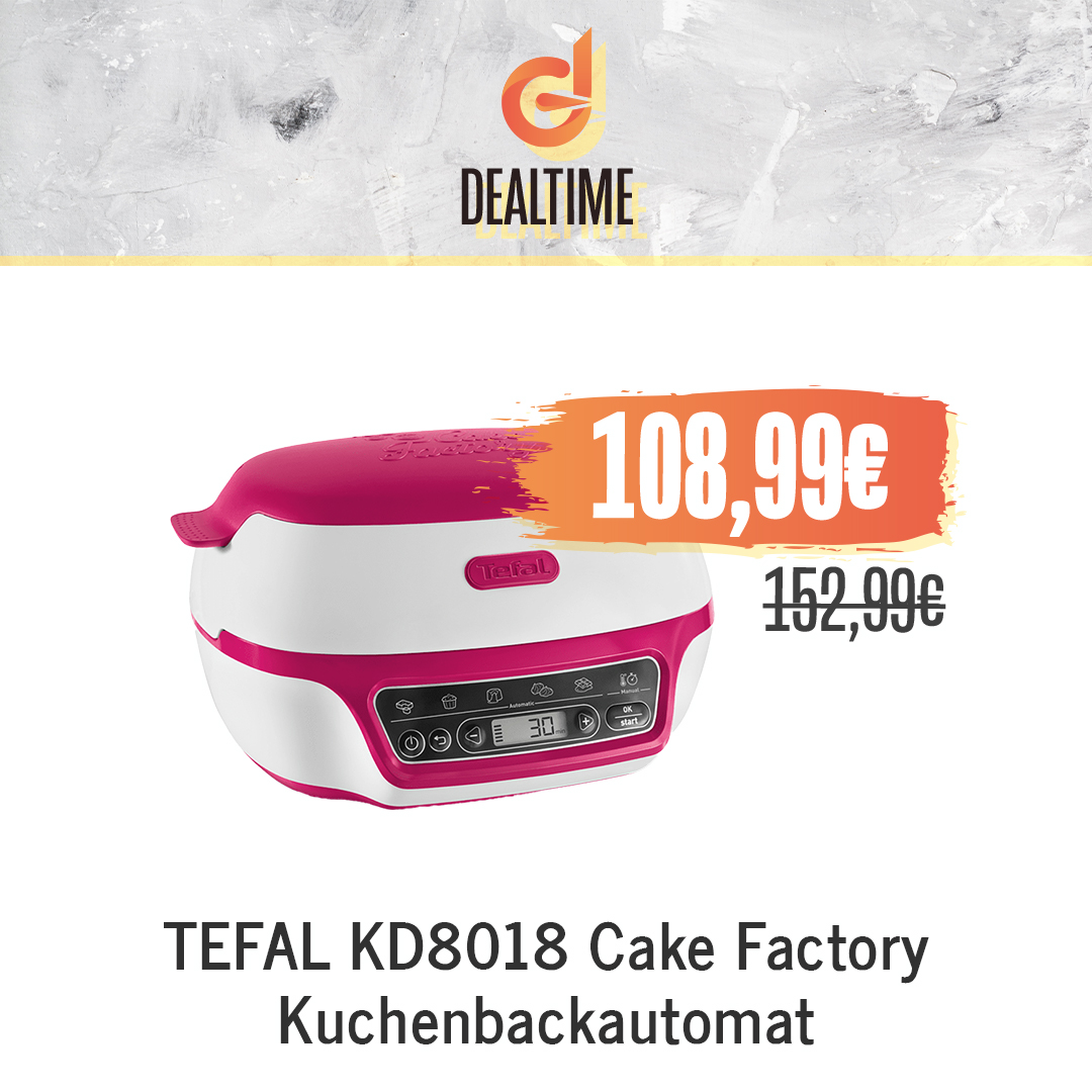TEFAL Cake Factory Kuchenbackautomat