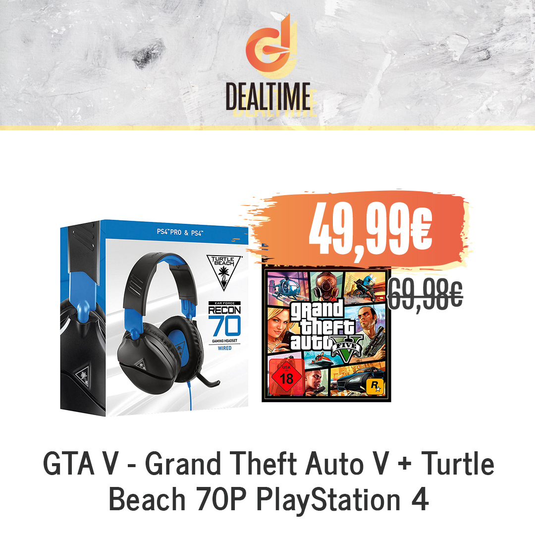 GTA V + Turtle Beach 70P PlayStation 4